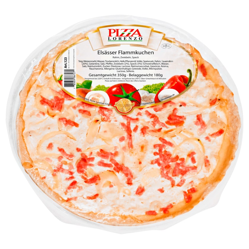 Pizza Lorenzo Elsässer Flammkuchen 350g